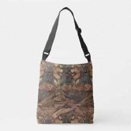 Bolso Cruzado Art Nouveau Floral elegante