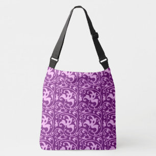 Bolso Cruzado Art Nouveau Ikat - Orquídea y Púrpura