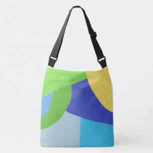 Bolso Cruzado arte abstracto colorido moderno