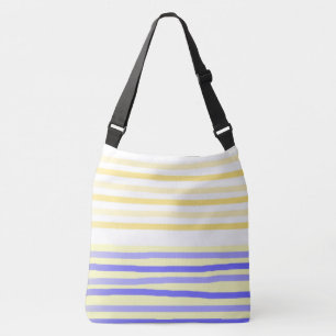 Bolso Cruzado arte abstracto de rayas