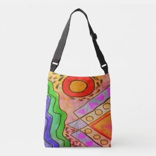 Bolso Cruzado Arte abstracto original