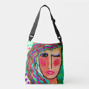 Bolso Cruzado Arte abstracto único