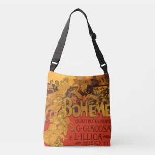 Bolso Cruzado Arte Antiguo Moderno Música, La Bohème Ópera, 1896