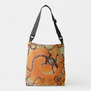 BOLSO CRUZADO ARTE AUSTRALIANO                  