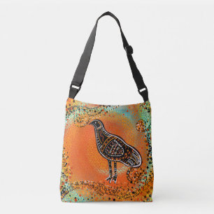 BOLSO CRUZADO ARTE AUSTRALIANO                    