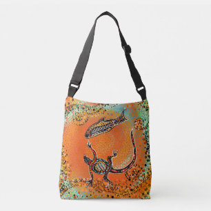 BOLSO CRUZADO ARTE AUSTRALIANO