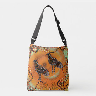 BOLSO CRUZADO ARTE AUSTRALIANO                  