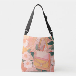 Bolso Cruzado Arte de Floral Beige Sand AI