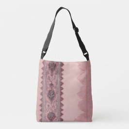 Bolso Cruzado Arte de IA beige y con lados