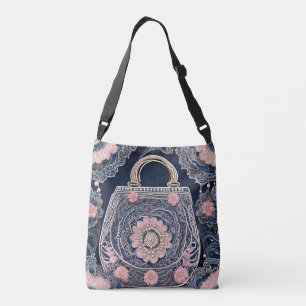 Bolso Cruzado Arte de IA de My Blue Purse