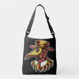 Bolso Cruzado Arte de Ilustracion Médico de la peste