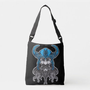 Bolso Cruzado Arte de Ilustracion vikino noruego