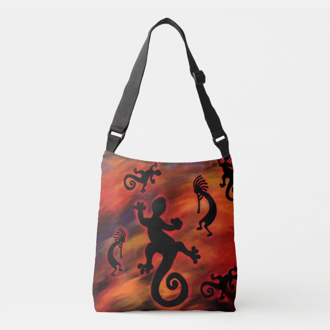 BOLSO CRUZADO ARTE DE KOKOPELLI (Anverso)