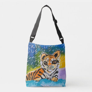 Bolso Cruzado "Arte de los niños" de Baby Tiger