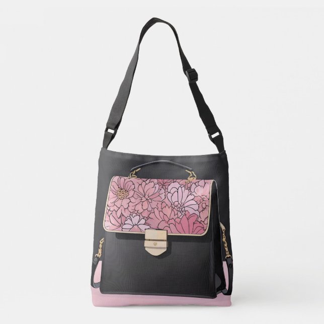 Bolso Cruzado Arte de Luxe On Pink AI (Reverso)
