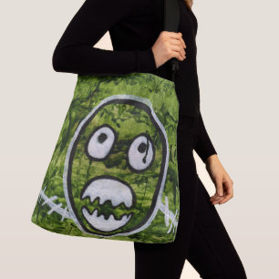 Bolso Cruzado Arte de monstruo caprichoso y cráneo de Pete Seedy