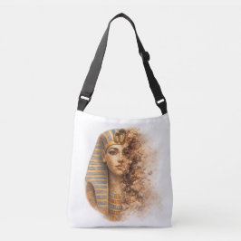 Bolso Cruzado Arte de mujer faraona reina egipcia antigua