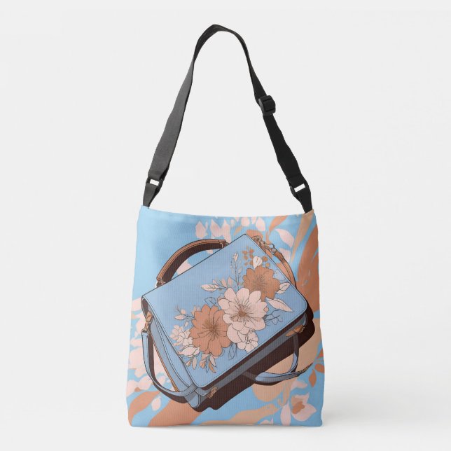 Bolso Cruzado Arte de Oceana Floral Ai (Reverso)