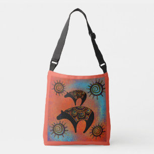 BOLSO CRUZADO ARTE DE OSO SUDOESTE