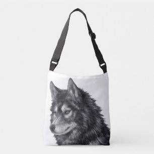 Bolso Cruzado Arte de perro de Balto