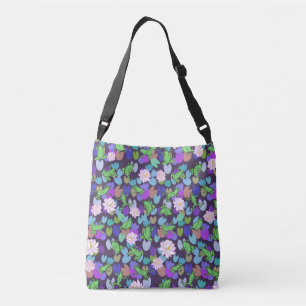 Bolso Cruzado Arte de rana cutáneo moda mascota