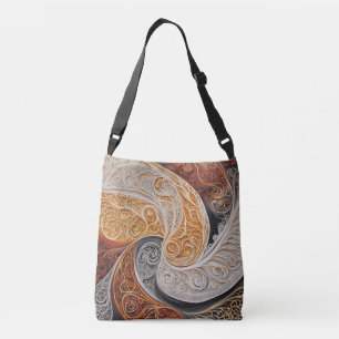 Bolso Cruzado Arte de Stormy Naranja AI
