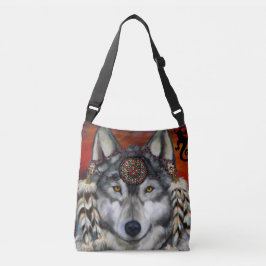 BOLSO CRUZADO ARTE DEL LOBO GRIS