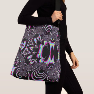 Bolso Cruzado Arte digital abstracto fractal de viaje de ácido p