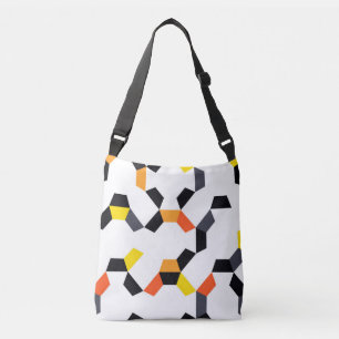 Bolso Cruzado Arte geométrico audaz, fresco, moderno, único