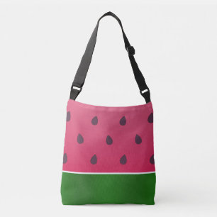 Bolso Cruzado Arte gráfico de moda negrita sandía