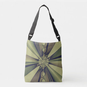 Bolso Cruzado Arte moderno abstracto geométrico terroso