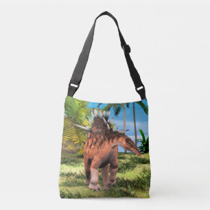 Bolso Cruzado Arte prehistórico de Kentrosaurus Dinosaurio Jungl