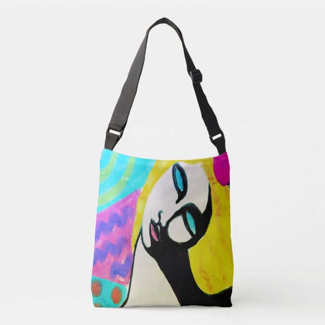 Bolso Cruzado Arte resumen de verano (Anverso)