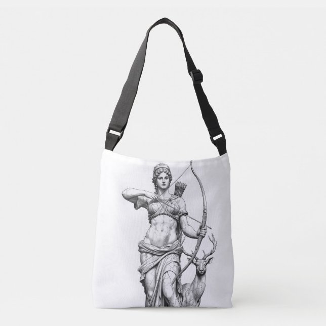 Bolso Cruzado Artemis Goddess Mythic Tote Bag (Anverso)