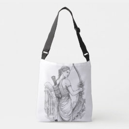 Bolso Cruzado Artemis Greek Goddess of the Hunt Statue Style