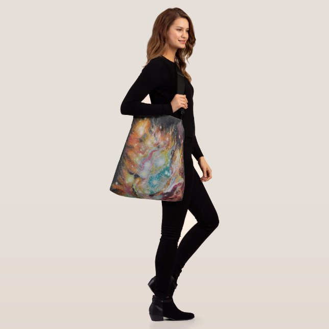 Bolso Cruzado Artista de la nebulosa de la galaxia de Barbara (Puesto)