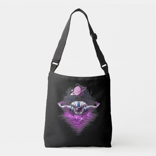 Bolso Cruzado Astronauta espacial Natación (Anverso)
