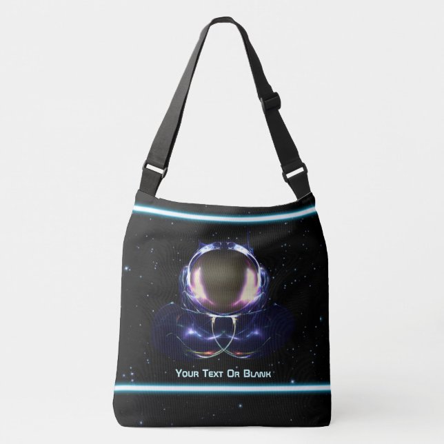 Bolso Cruzado Astronauta fractal (Anverso)