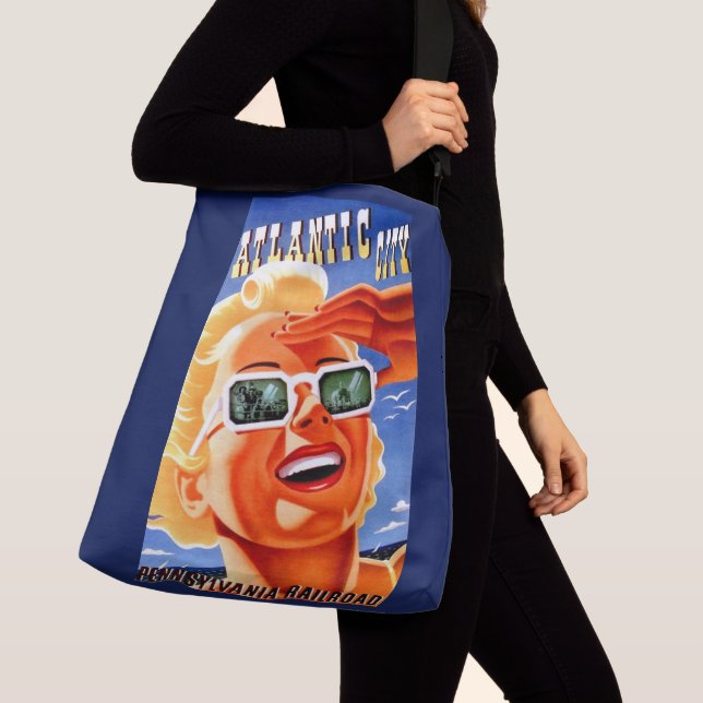 Bolso Cruzado Atlantic City vía Pennsylvania Railway (Detalle)