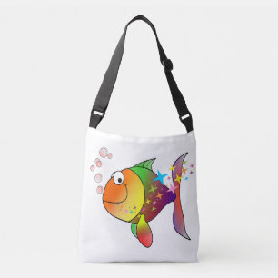 Bolso Cruzado Atún de océano pacífico multicolor arcoiris