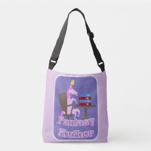 Bolso Cruzado Autor de fantasía Unicorn Humor