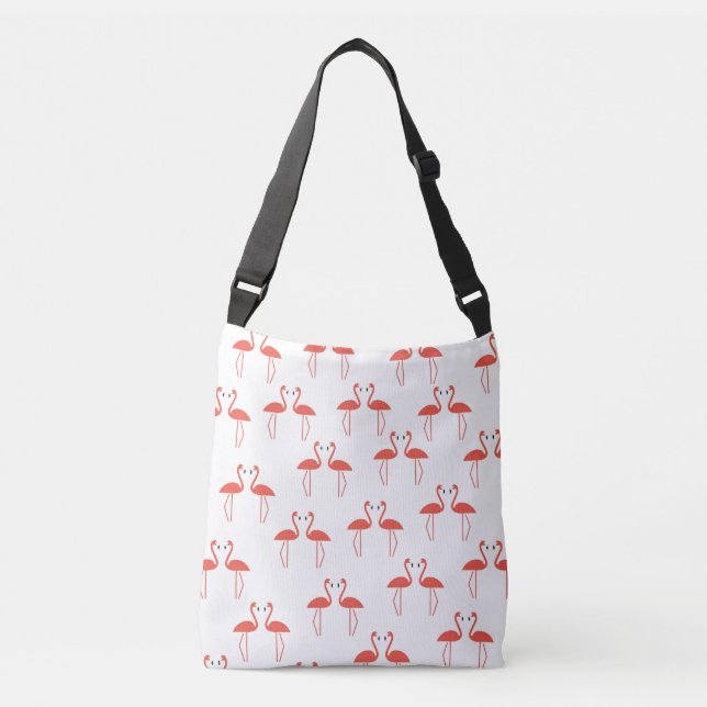 Bolso Cruzado Ave flamenca (Anverso)