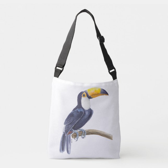Bolso Cruzado Ave tropical toscana (Anverso)