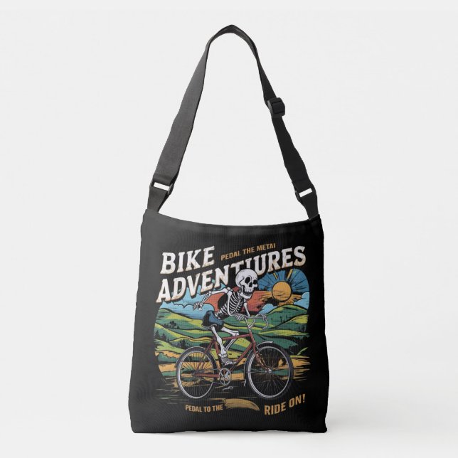 Bolso Cruzado Aventuras en bicicleta (Anverso)