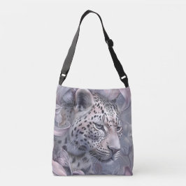 Bolso Cruzado Aves de animales salvajes y caprichosos del Pastel