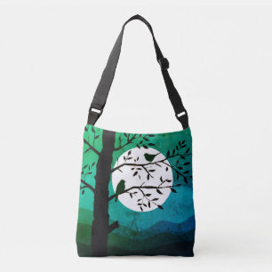 Bolso Cruzado Aves de luna