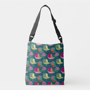 Bolso Cruzado Aves lindas & Patrón continuo de puntos + tus idea