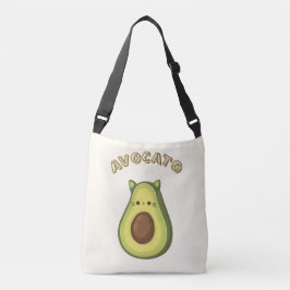 Bolso Cruzado AVOCATO - Gracioso Gato Y Aguacate Amantes De La B