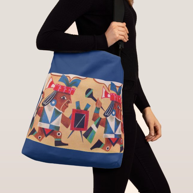 Bolso Cruzado Azteca Aztecas (Detalle)