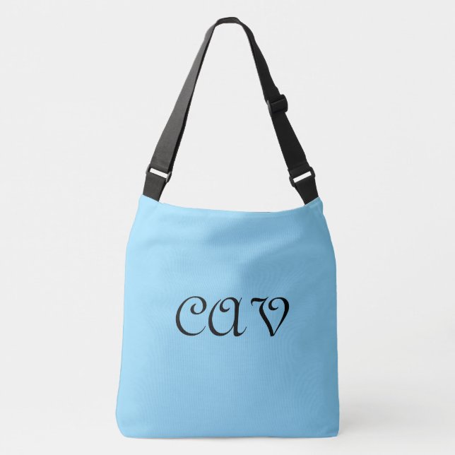 Bolso Cruzado Azul bebé (Anverso)